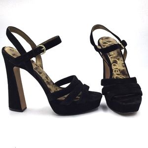 SAM EDELMAN Microsuede Heel